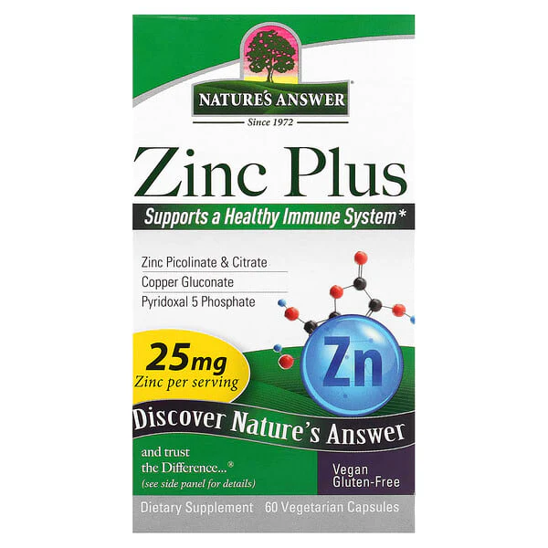 Zinc Plus 25mg 60 Capsule