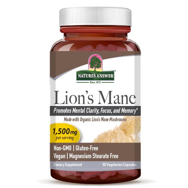 Lions Mane Mushroom Powder 1500mg 90 Capsules
