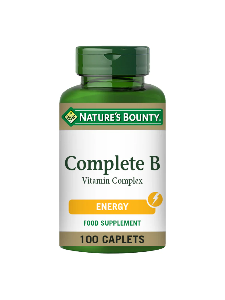 Complete B Vitamin Complex Caplets 100 tablets