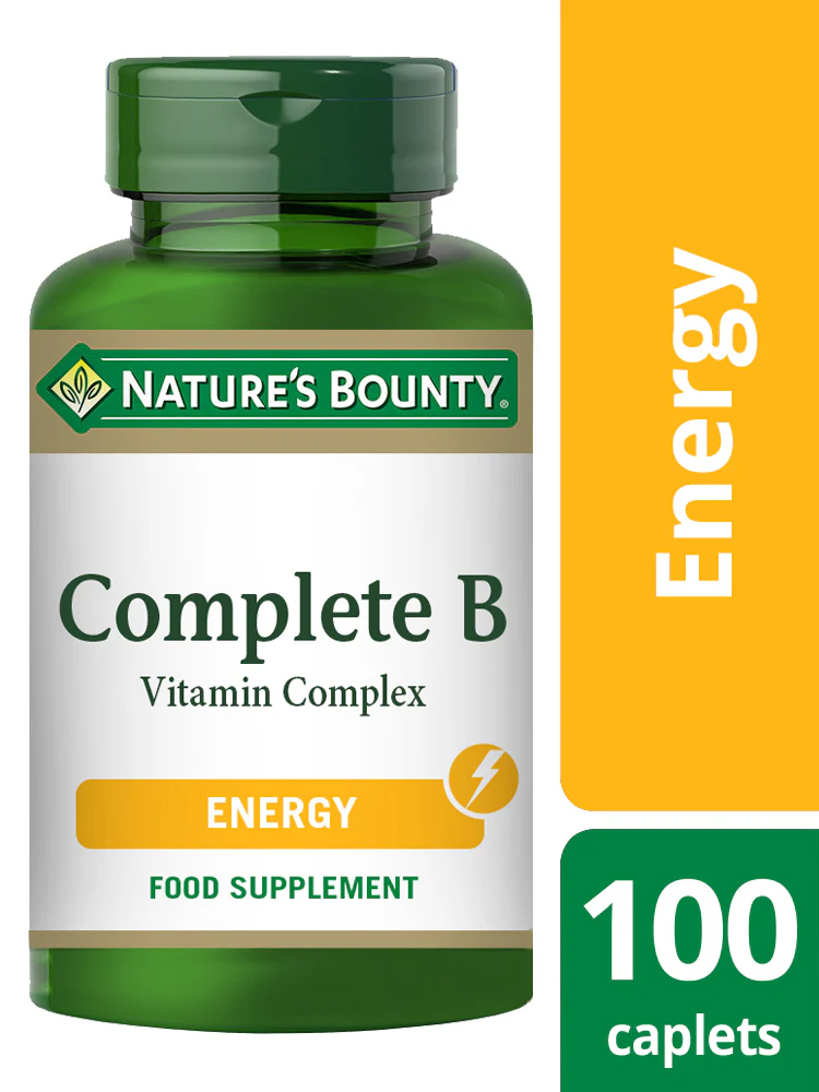 Complete B Vitamin Complex Caplets 100 tablets - Image 2