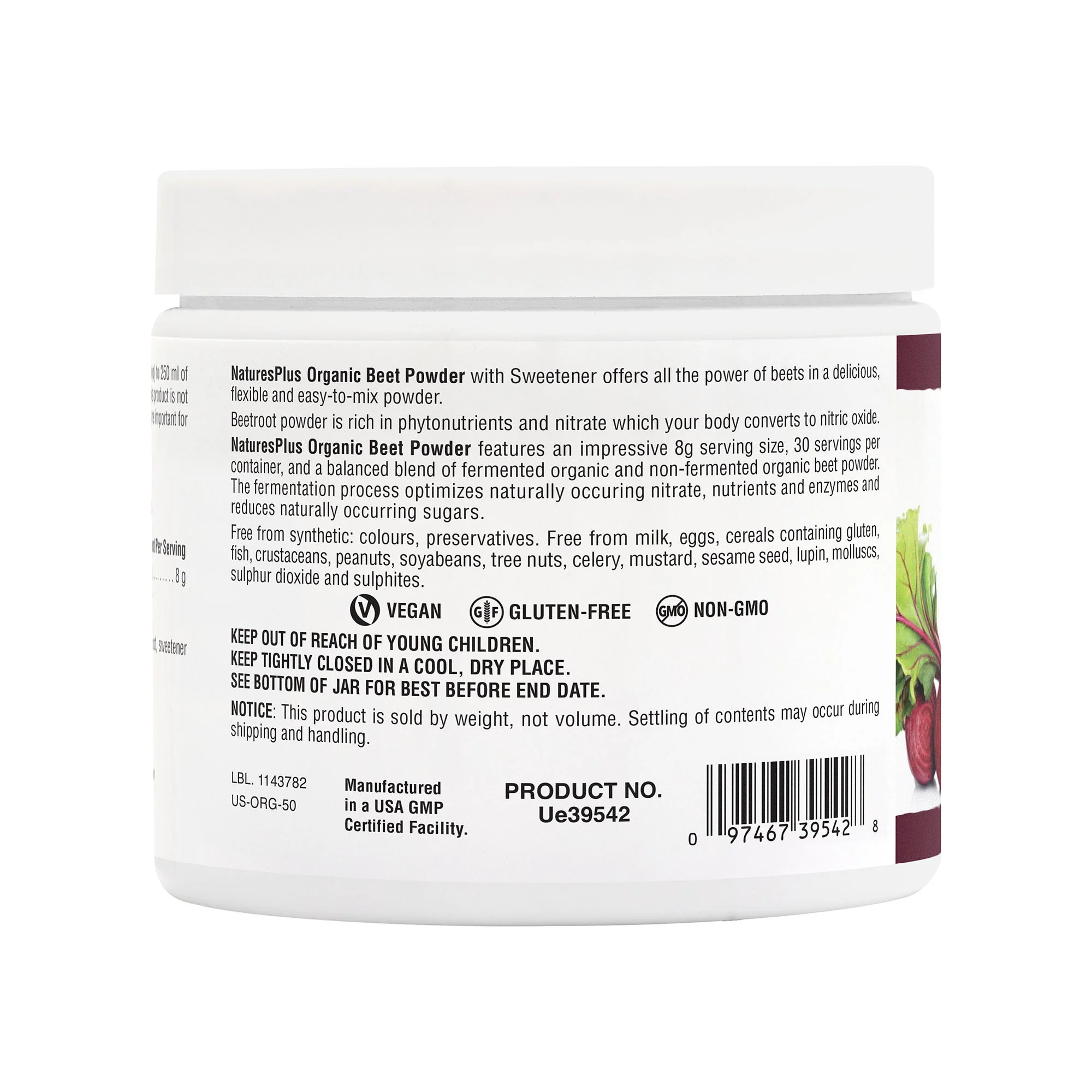 Beet Organic Powder 240g - Image 3