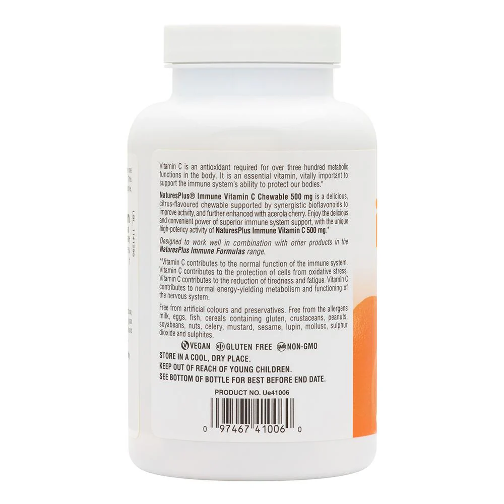 Immune Vitamin C 500mg Chewables 60 pieces - Image 3