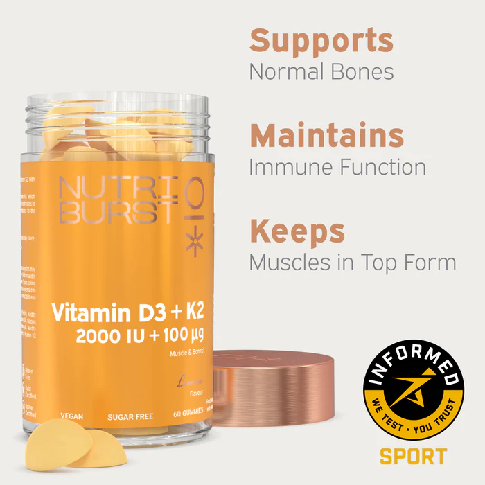 Vitamin D3 + K2 60 gummies - Image 3
