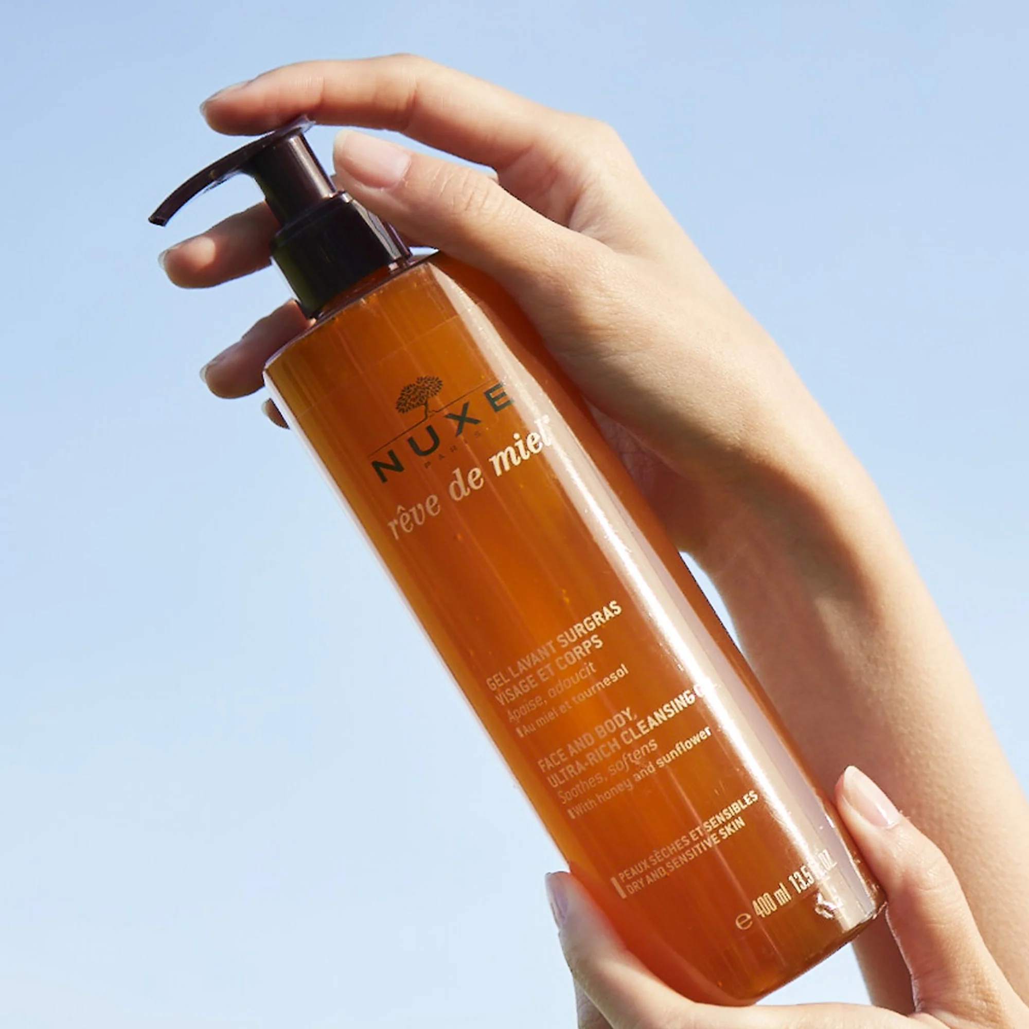Reve De Miel - Face And Body Utra-Rich Cleansing 400ml - Image 4