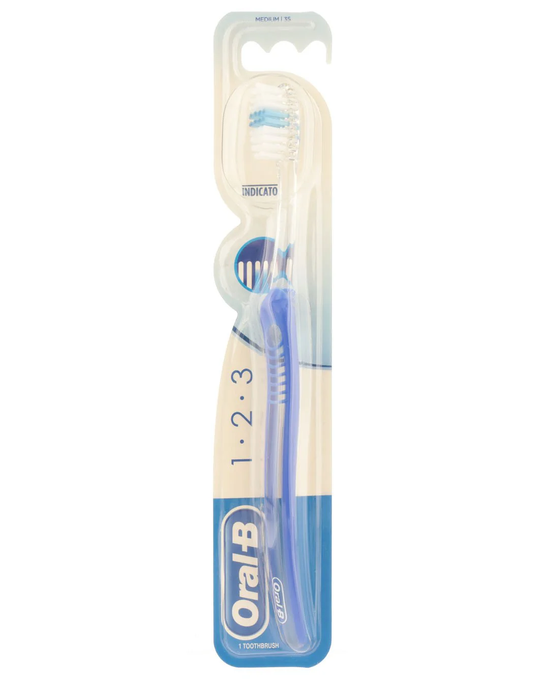 1-2-3 Indicator Toothbrush 35 Medium