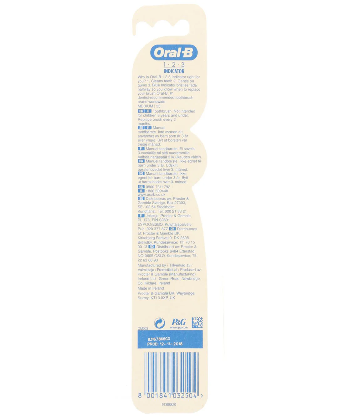 1-2-3 Indicator Toothbrush 35 Medium - Image 5