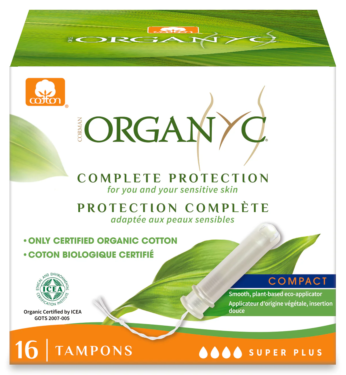 Compact Applicator Tampons Super Plus 16 units