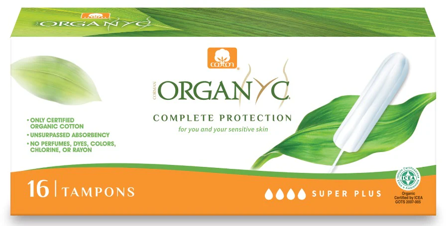 Tampons Super Plus 100% Organic Cotton 16 unit