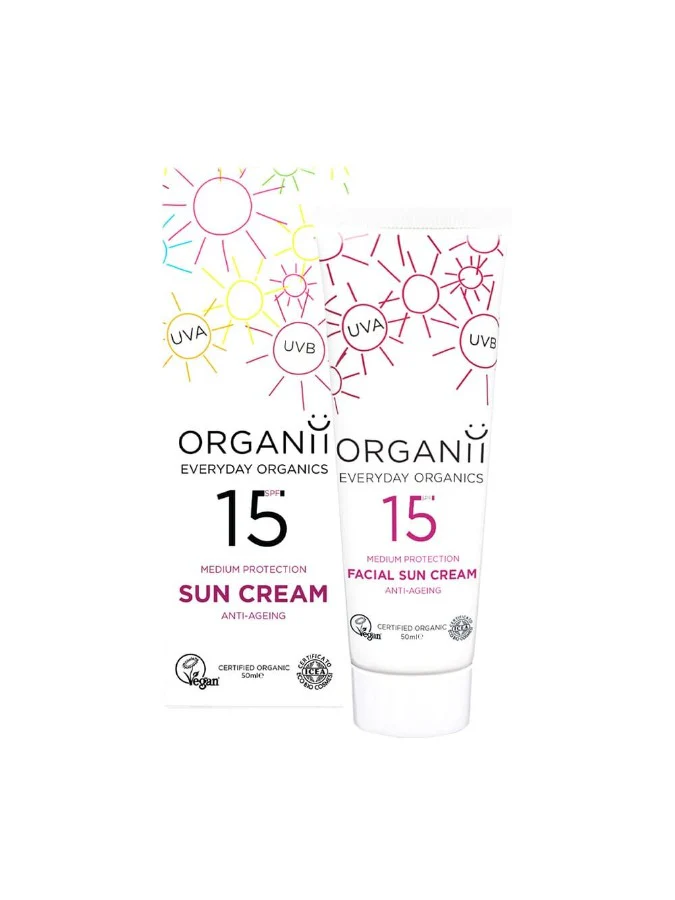 SPF-15 Anti Ageing Facial Sun Cream 50ml - Image 2