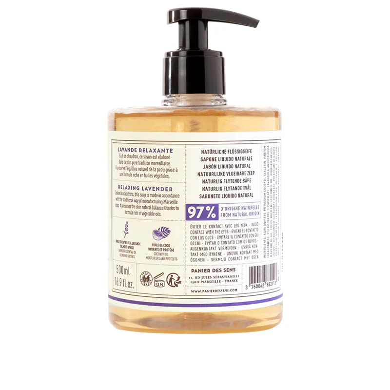 Iconic Lavender Marseille Liquid Soap 500ml - Image 2