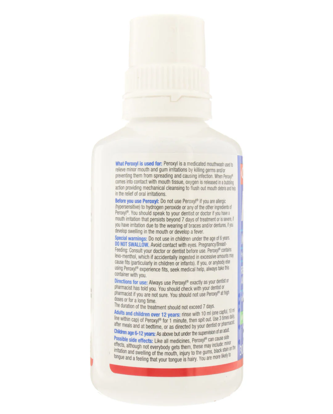 Peroxyl Mouthwash Mint Flavour 300ml - Image 3