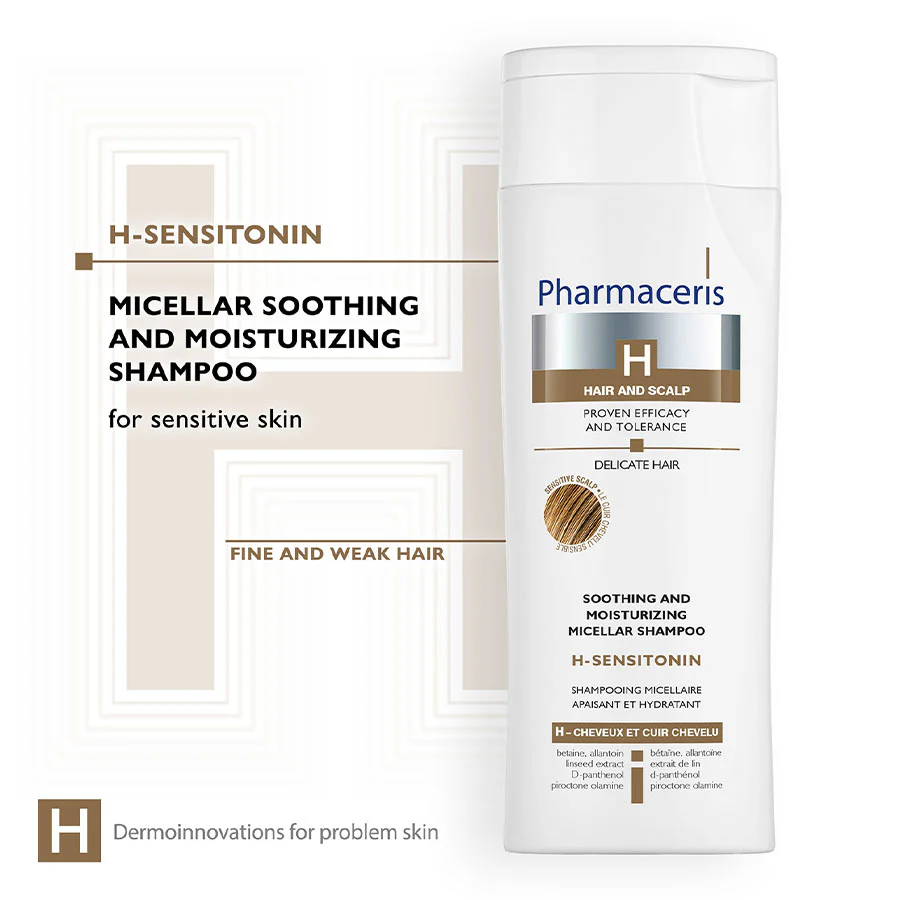 H-Sensitonin Shampoo for Sensitive Scalp 250ml - Image 2