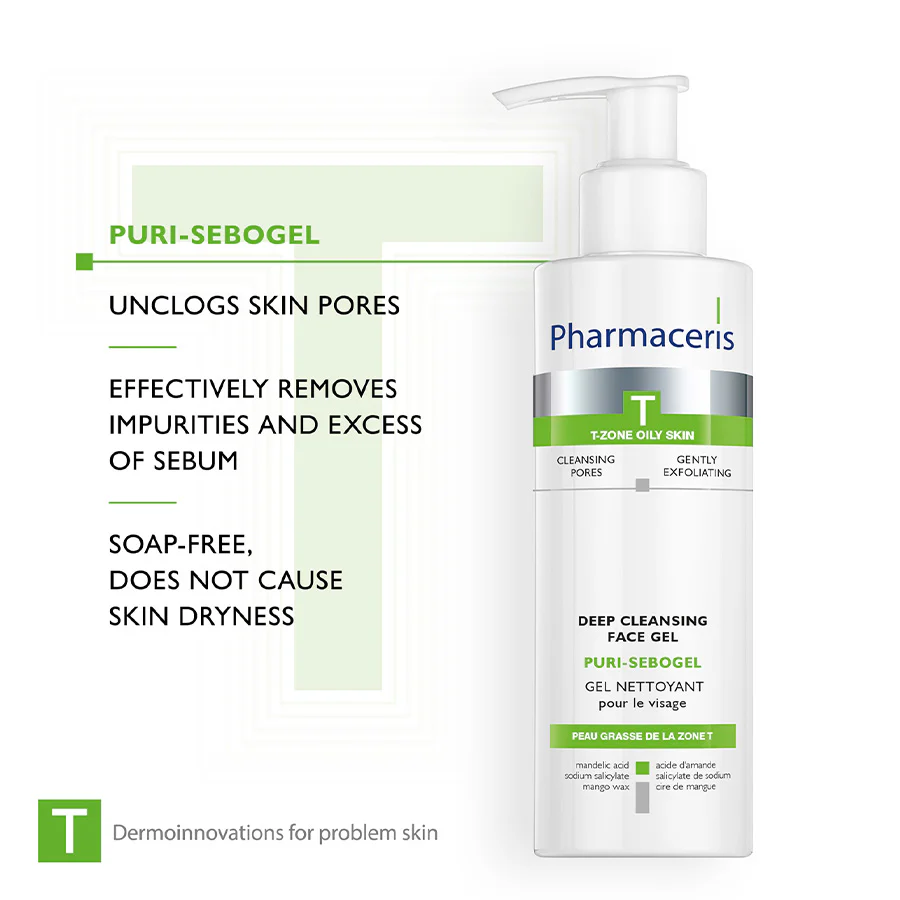 Puri-Sebogel T-Zone Gel Wash 190ml - Image 3
