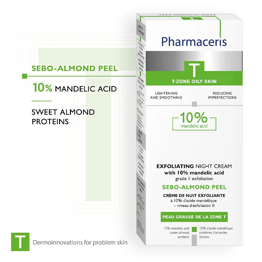 Sebo-Almond Peel 10% Night Cream 50ml - Image 4