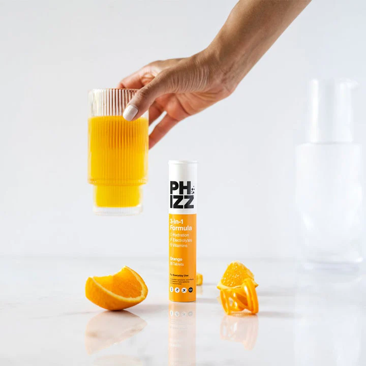Orange 3-in-1 Hydration, Electrolytes & Vitamins Effervescent 20 tablets - Image 3