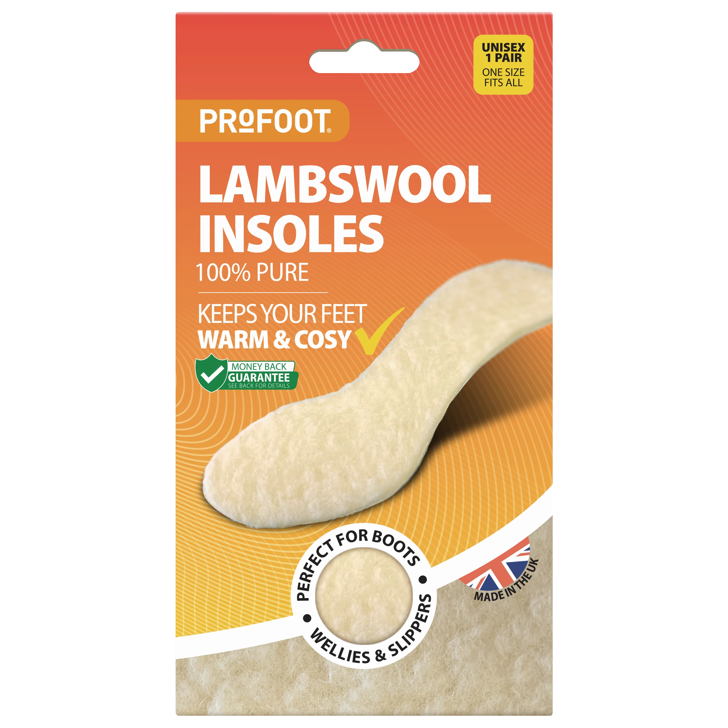 Lambswool Insoles 1 Pair