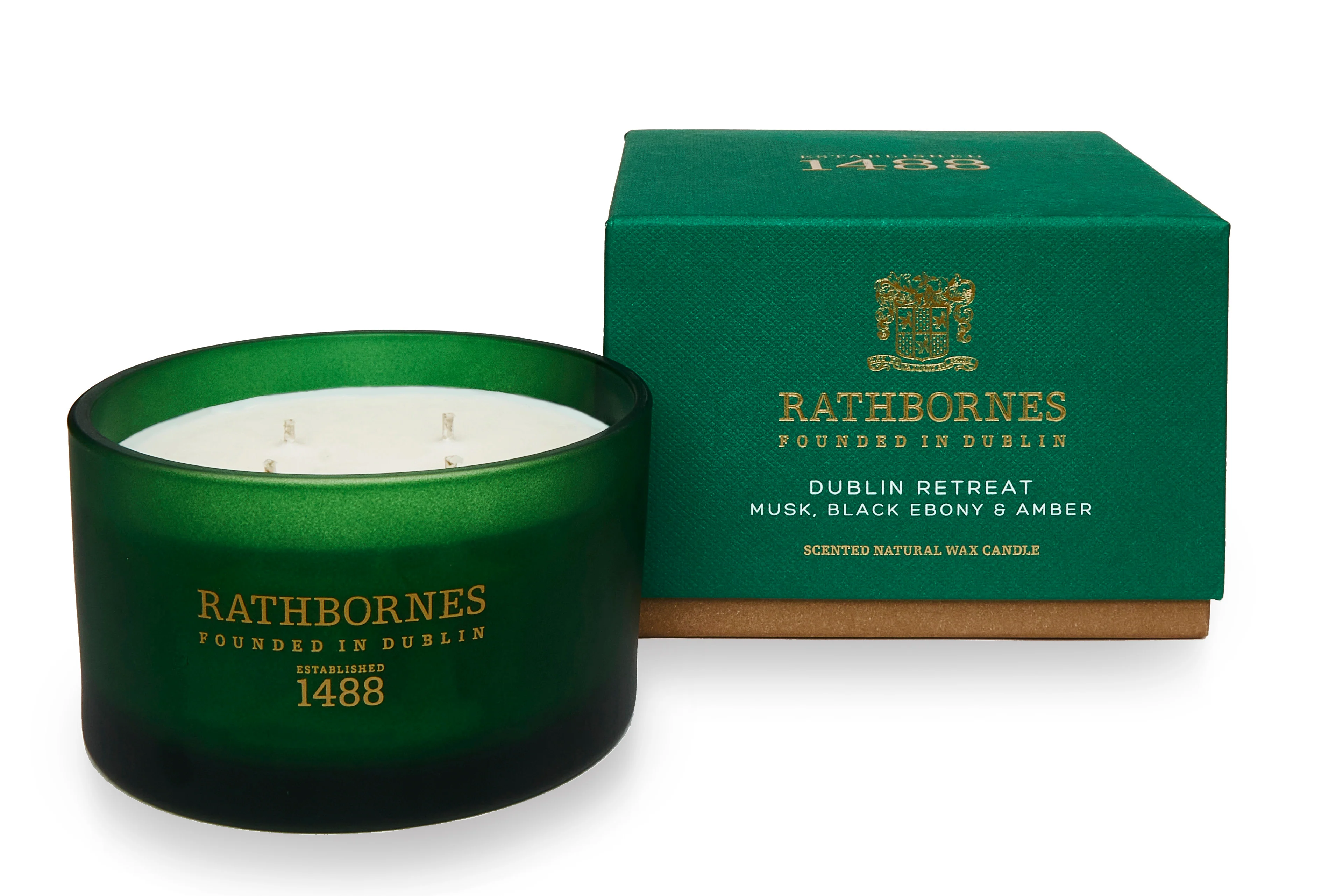 Dublin Retreat Dark Green - Luxury Candle 1 Unit - Image 3