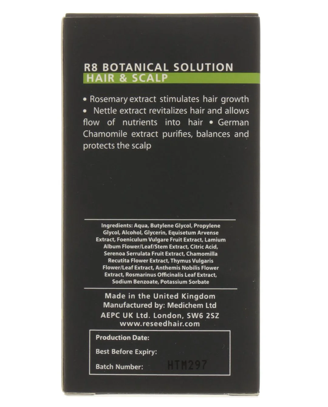 R8 Botanical Solution for Men 50ml - Image 4