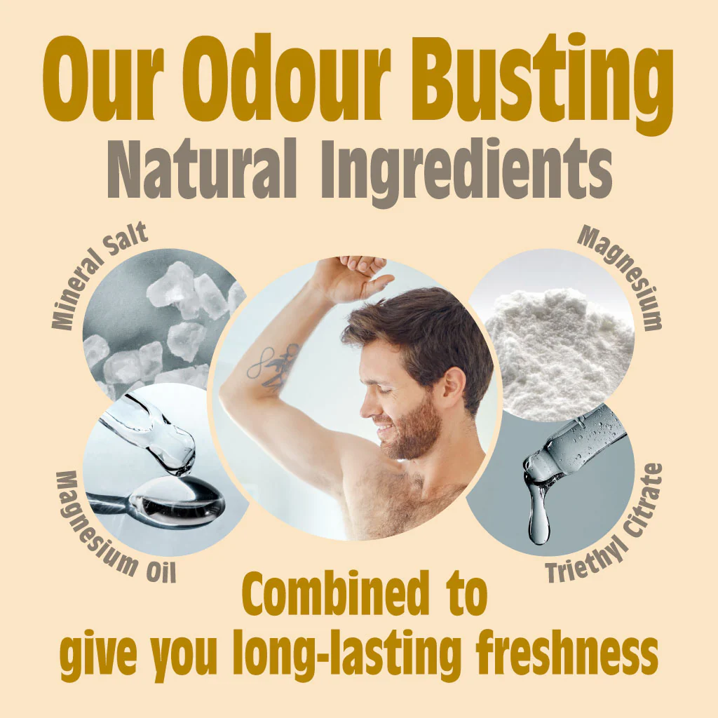 Amber & Sandalwood Natural Deodorant 100ml - Image 5