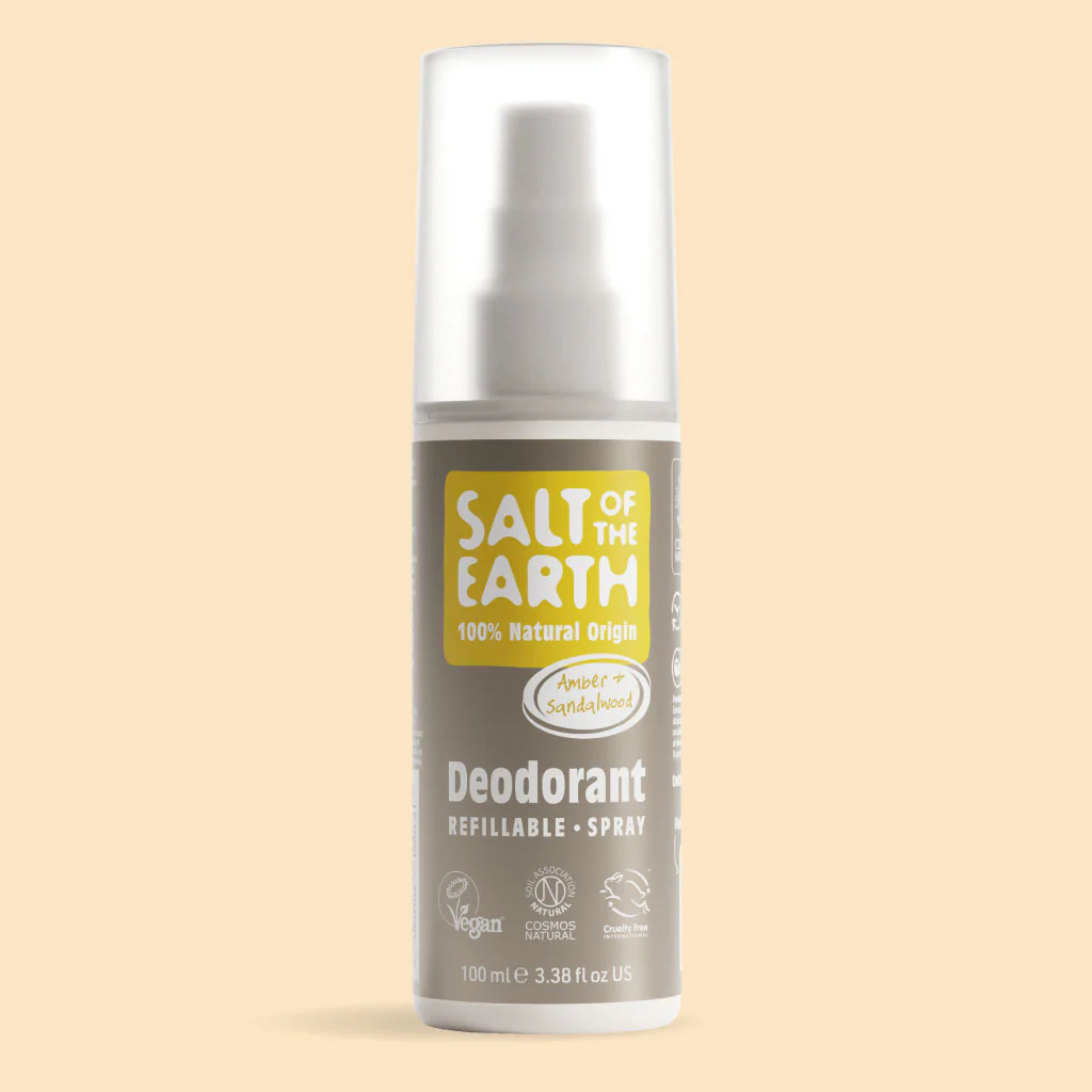 Amber & Sandalwood Natural Deodorant 100ml - Image 8