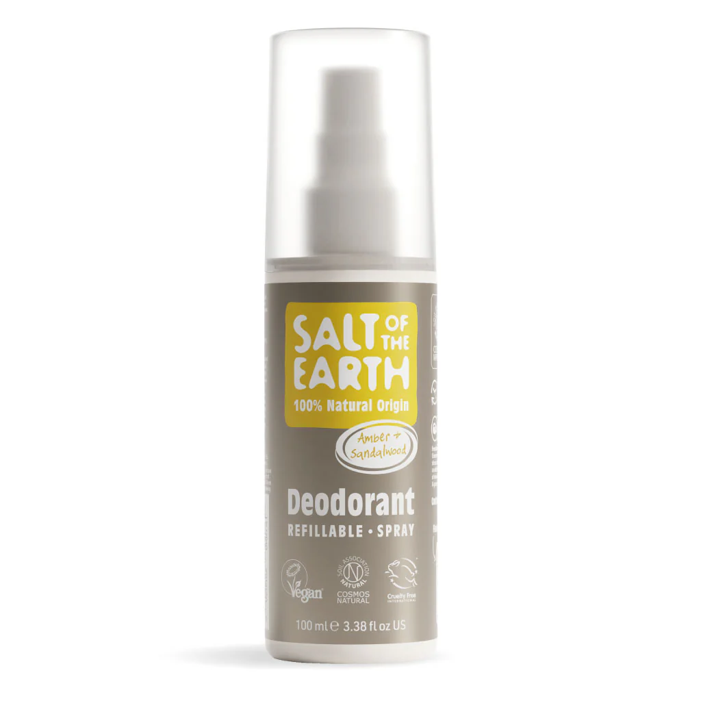 Amber & Sandalwood Natural Deodorant 100ml - Image 9