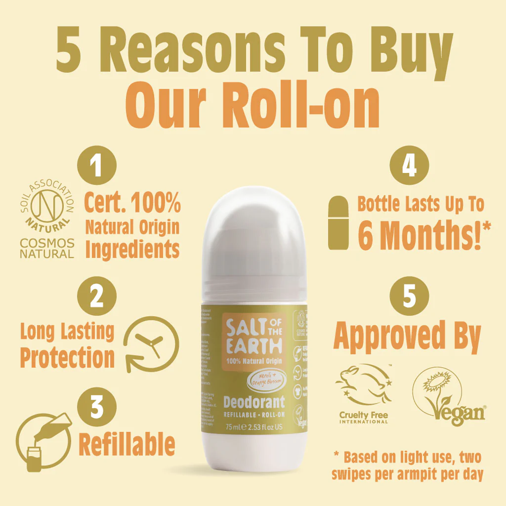 Neroli And Orange Blossom Roll-On 75ml - Image 2