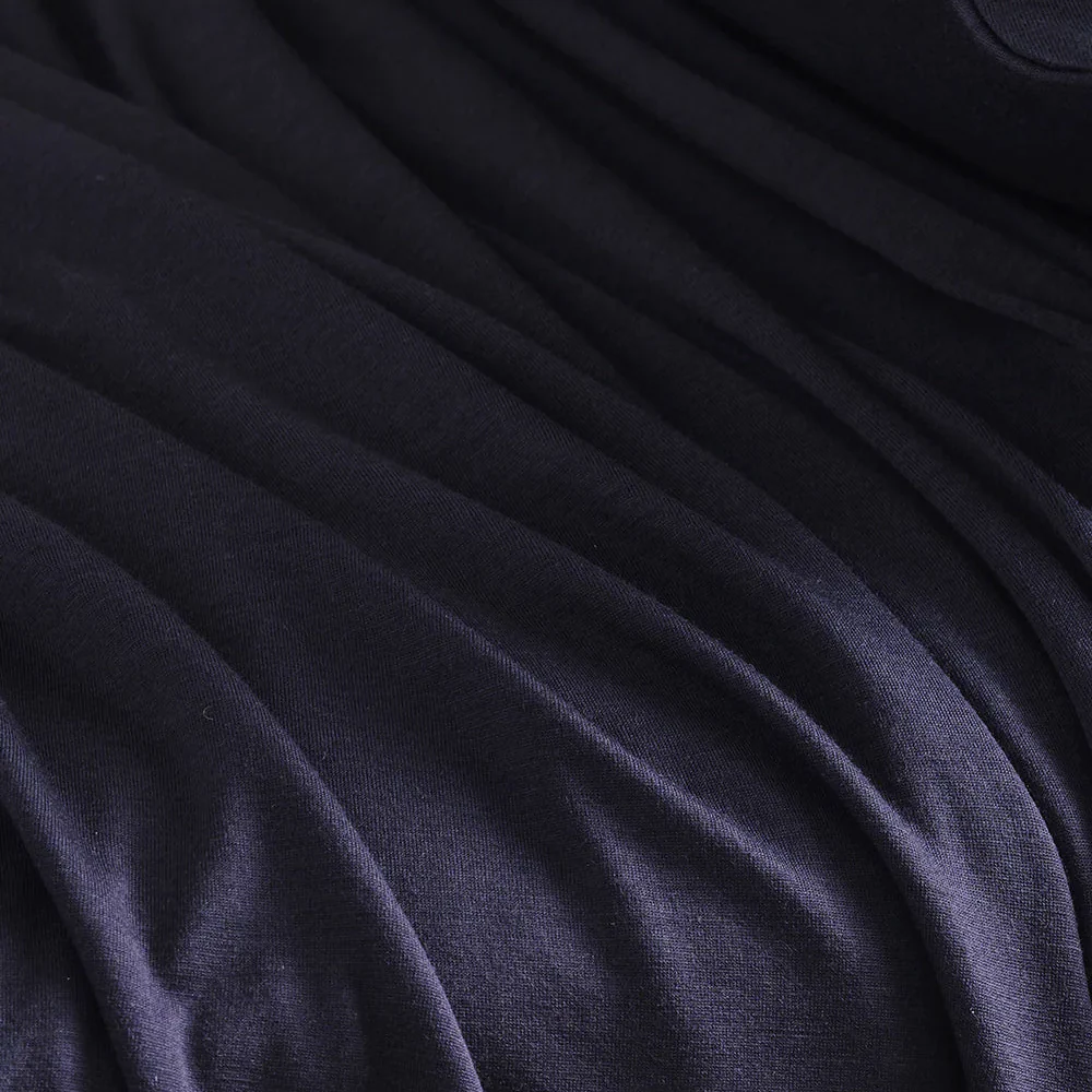 Merino Jersey Flat Sheet - Arabian Nightsky - Double - Image 2