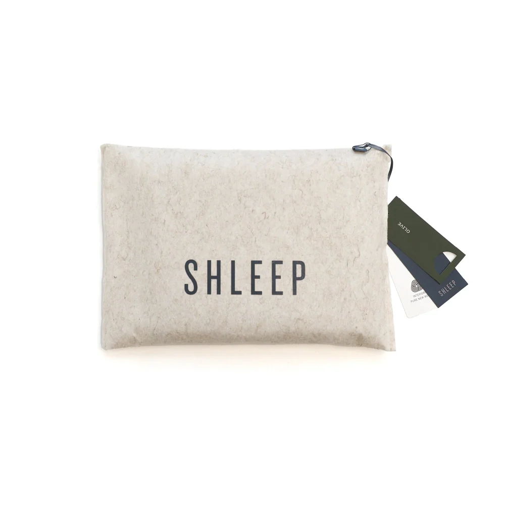 Merino Jersey Pillow Case (Pair) - Olive Grove - Image 4
