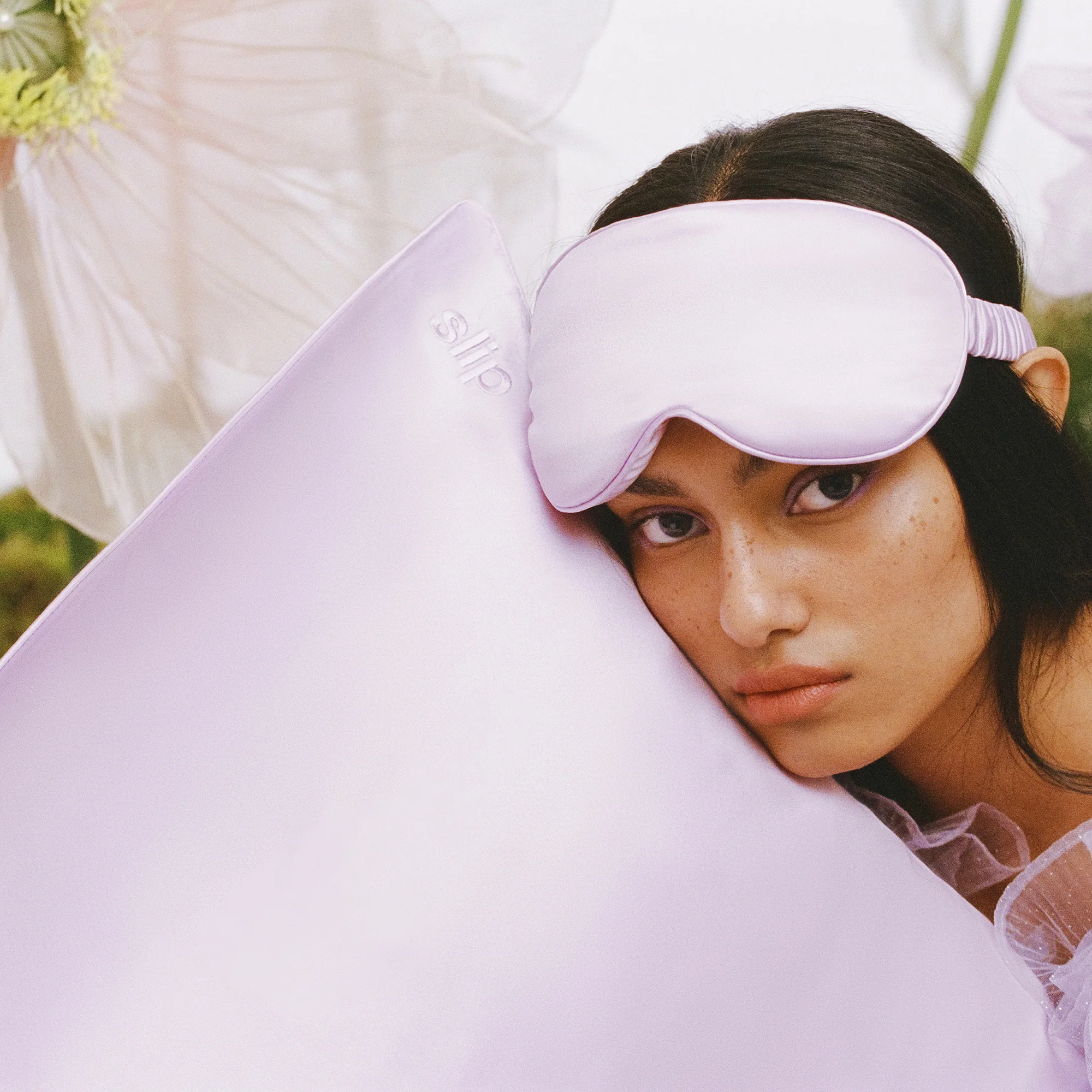 Pure Silk Contour Sleep Mask - Wildflower 1 Unit - Image 5