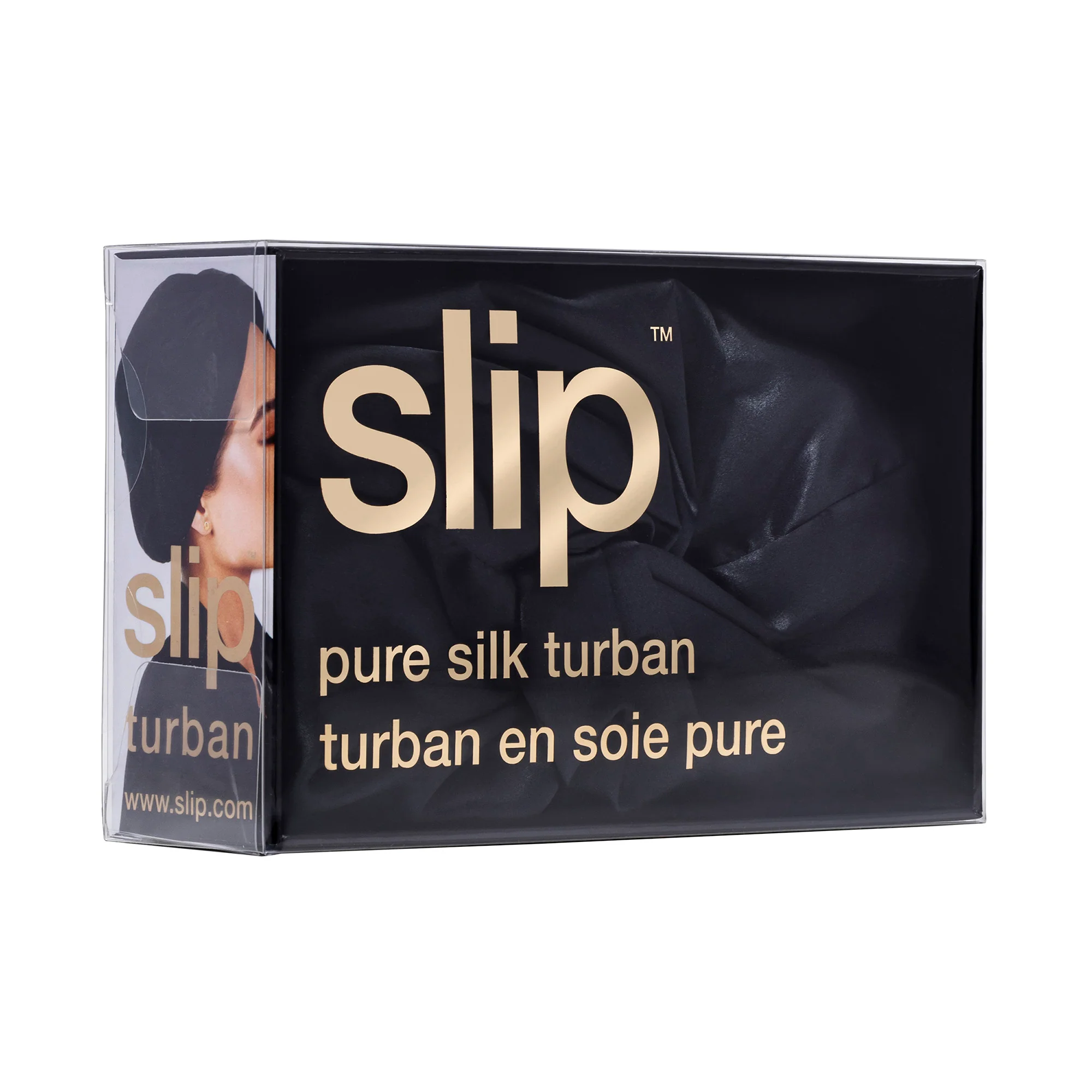 Pure Silk Turban - Black 1 Unit - Image 4