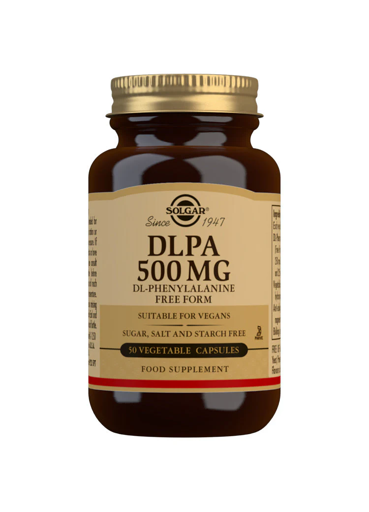 DLPA 500mg (DL-Phenylalanine) 50 capsules