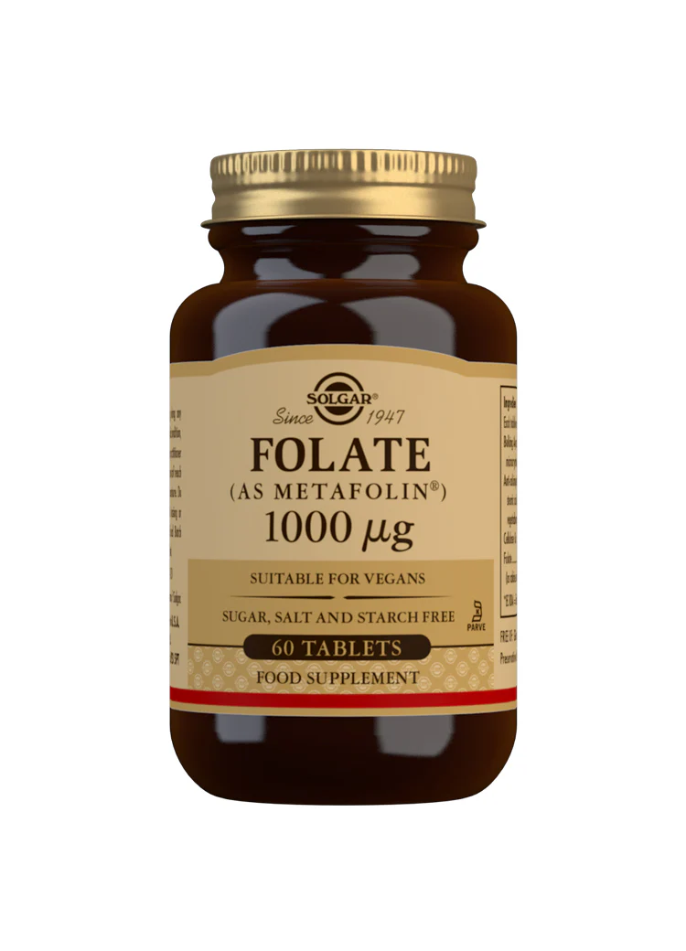 Folate (as Metafolin) 1000µg 60 tablets