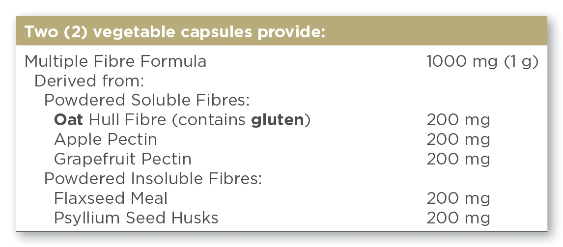 Multiple Fibre Formula 120 capsules - Image 2
