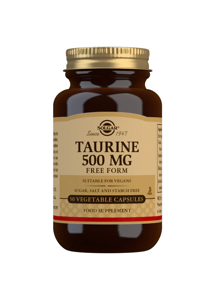Taurine 500mg 50 capsules