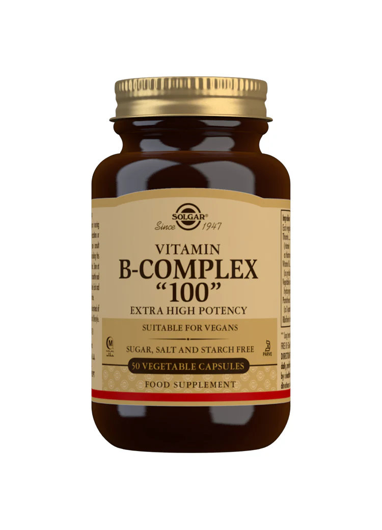 Vitamin B-Complex 100 Extra High Potency 50 capsules