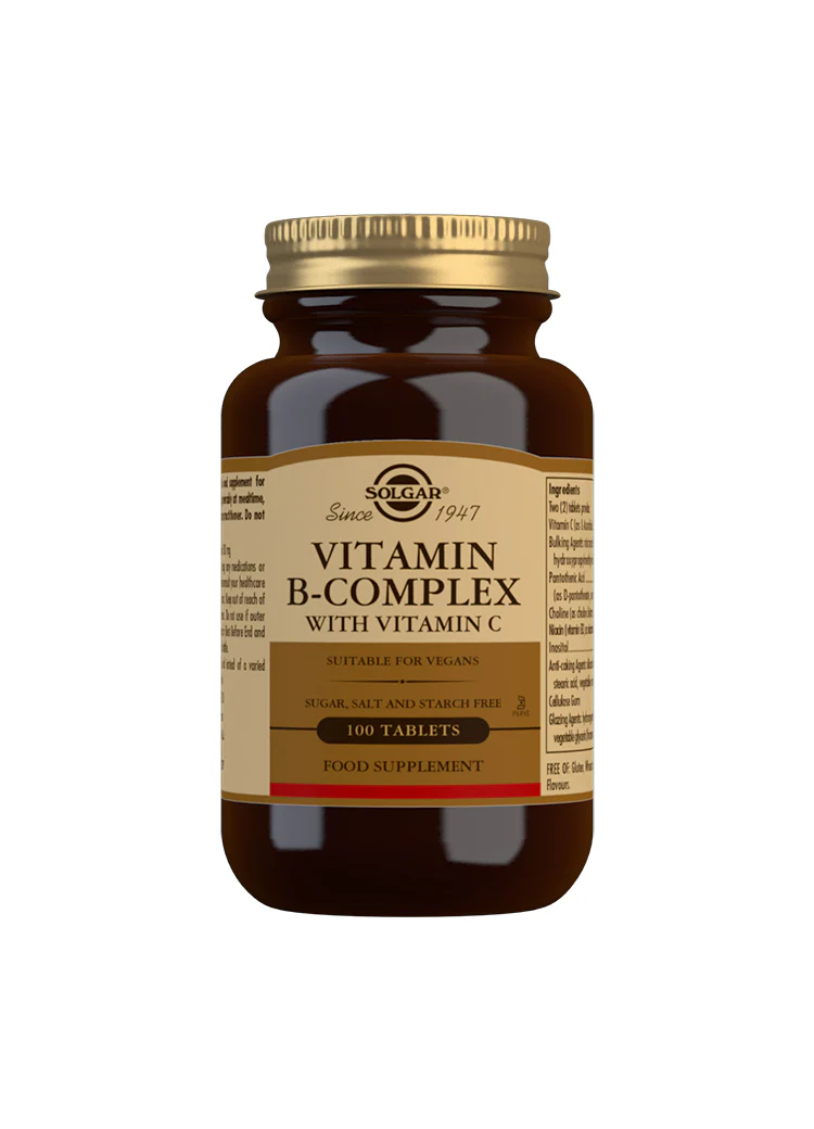 Vitamin B-Complex with Vitamin C Tablets 100 tablets