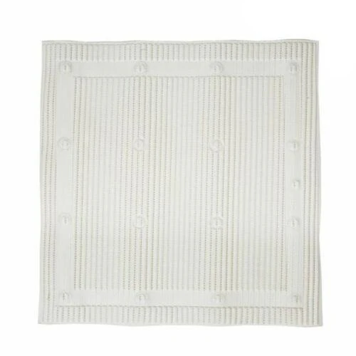 Anti-Slip Shower Mat - 50.8 X 50.8cm White