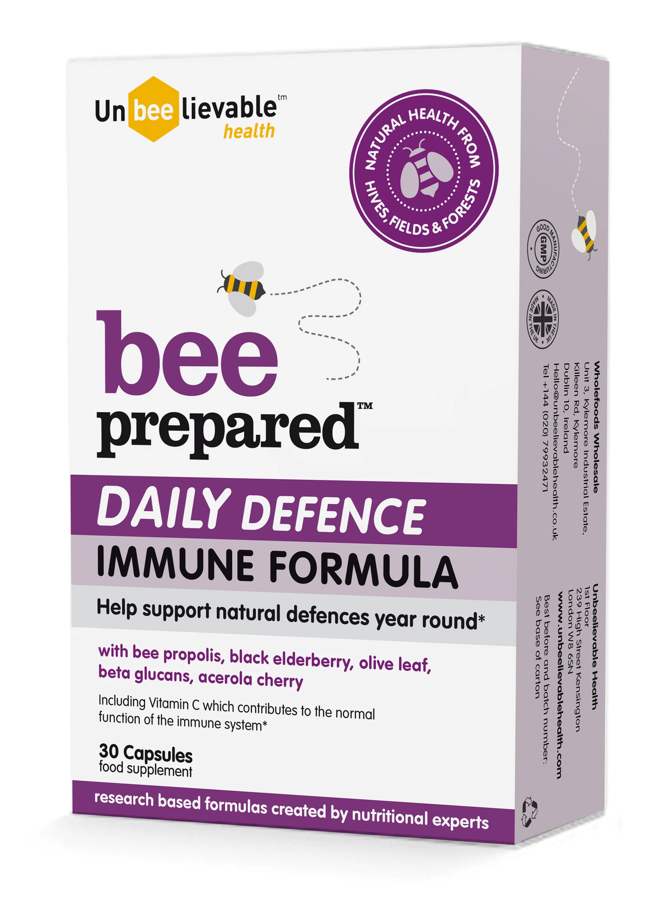 Bee Prepared Immune Support Daily Defence 30 Capsule