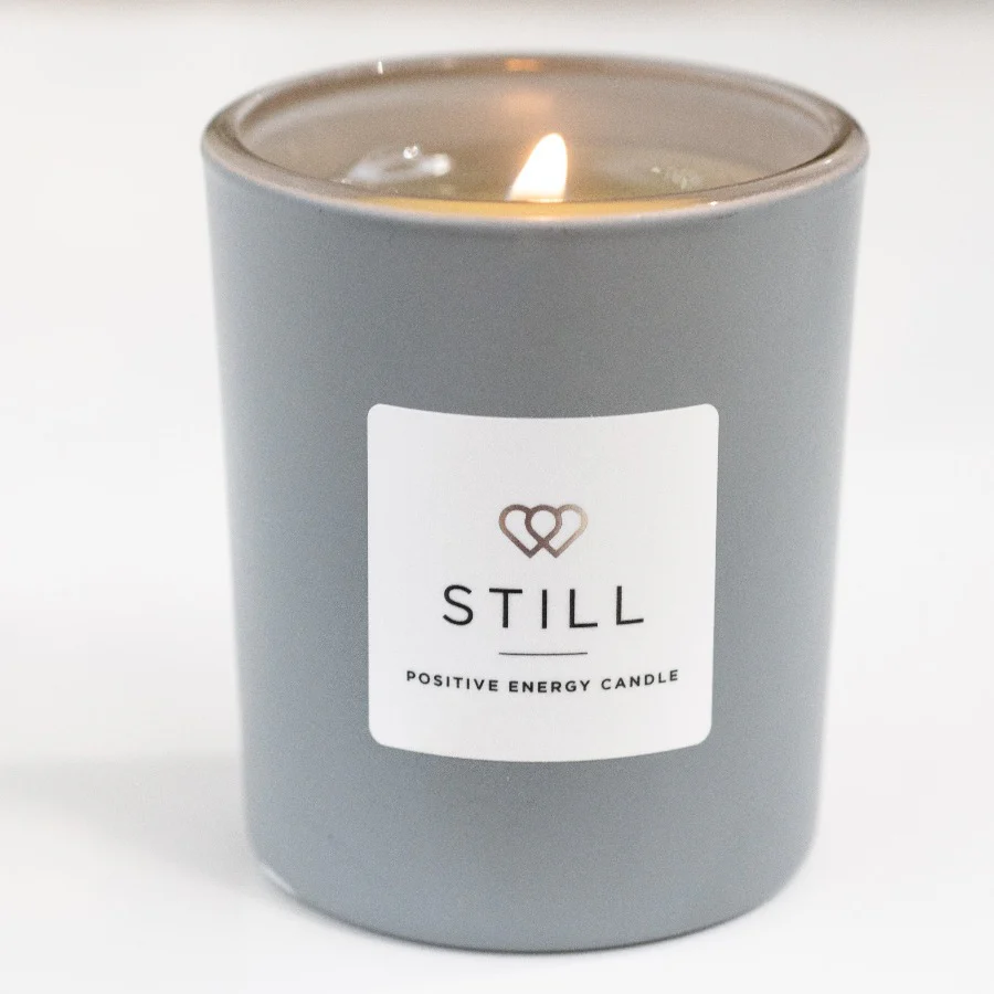 Positive Energy Candle Grey 300ml - Image 2