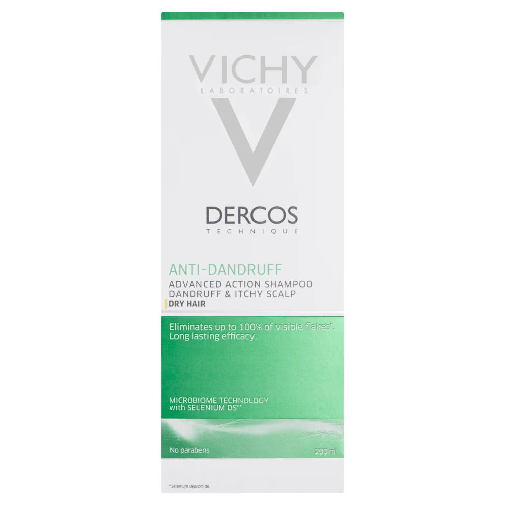Dercos Anti-Dandruff - Dry Hair Shampoo 200ml