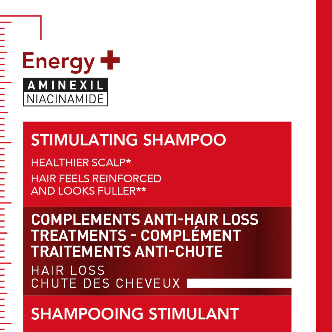 Dercos Energising Anti Hair Loss Shampoo 390ml - Image 7