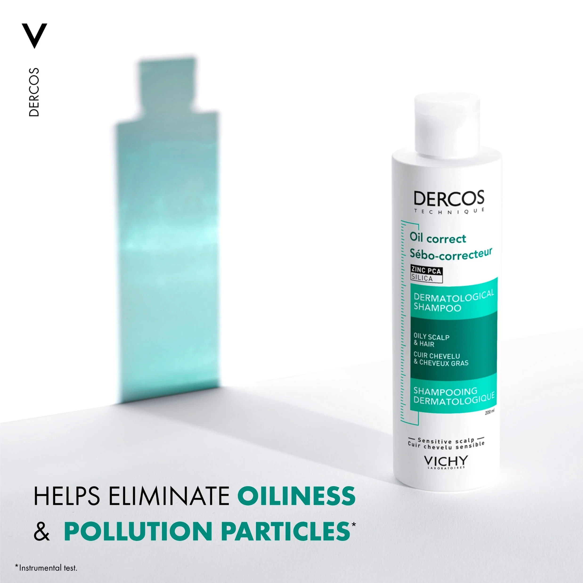 Dercos Oil Control Corrector Shampoo 200ml - Image 2