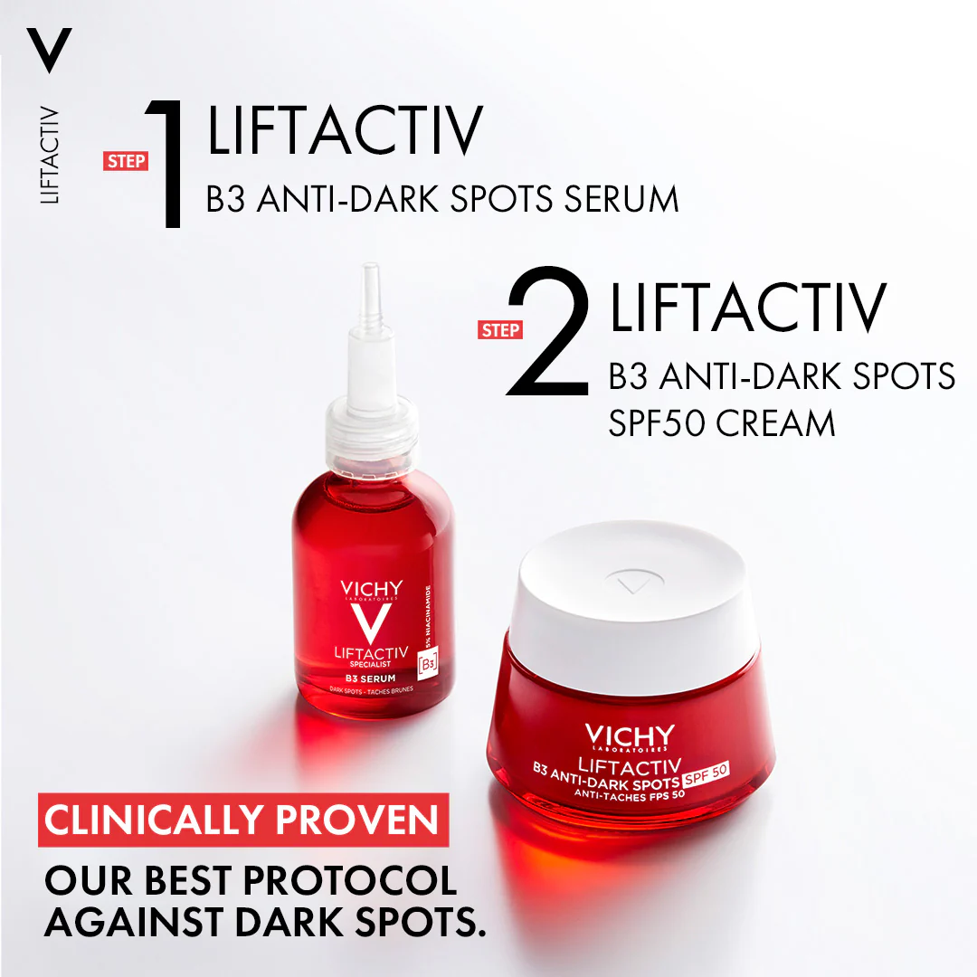 Liftactiv B3 Anti-Dark Spots And Pigmentation Cream SPF-50 50ml - Image 4