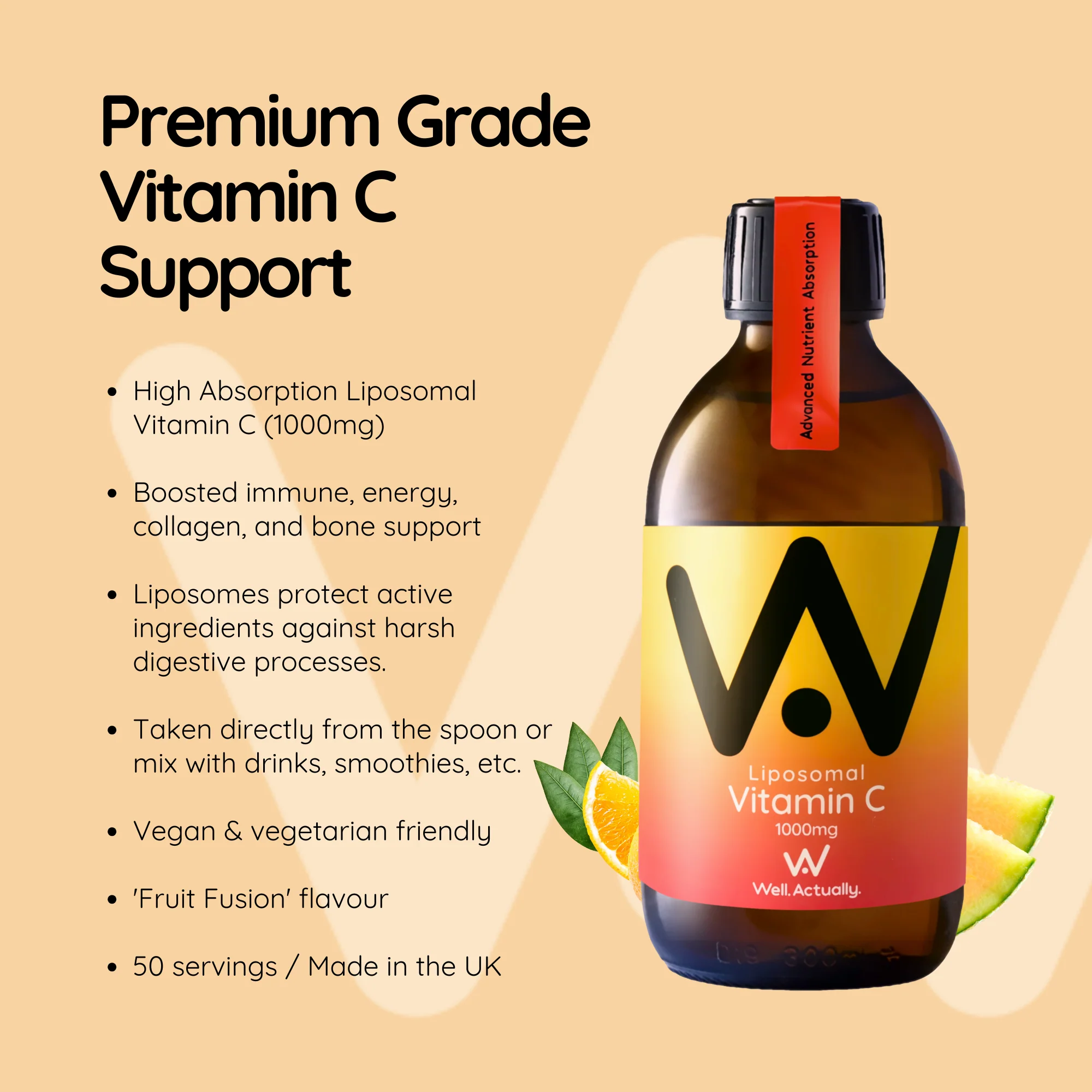 Vitamin C 1000mg - Fruit Fusion 250ml - Image 5