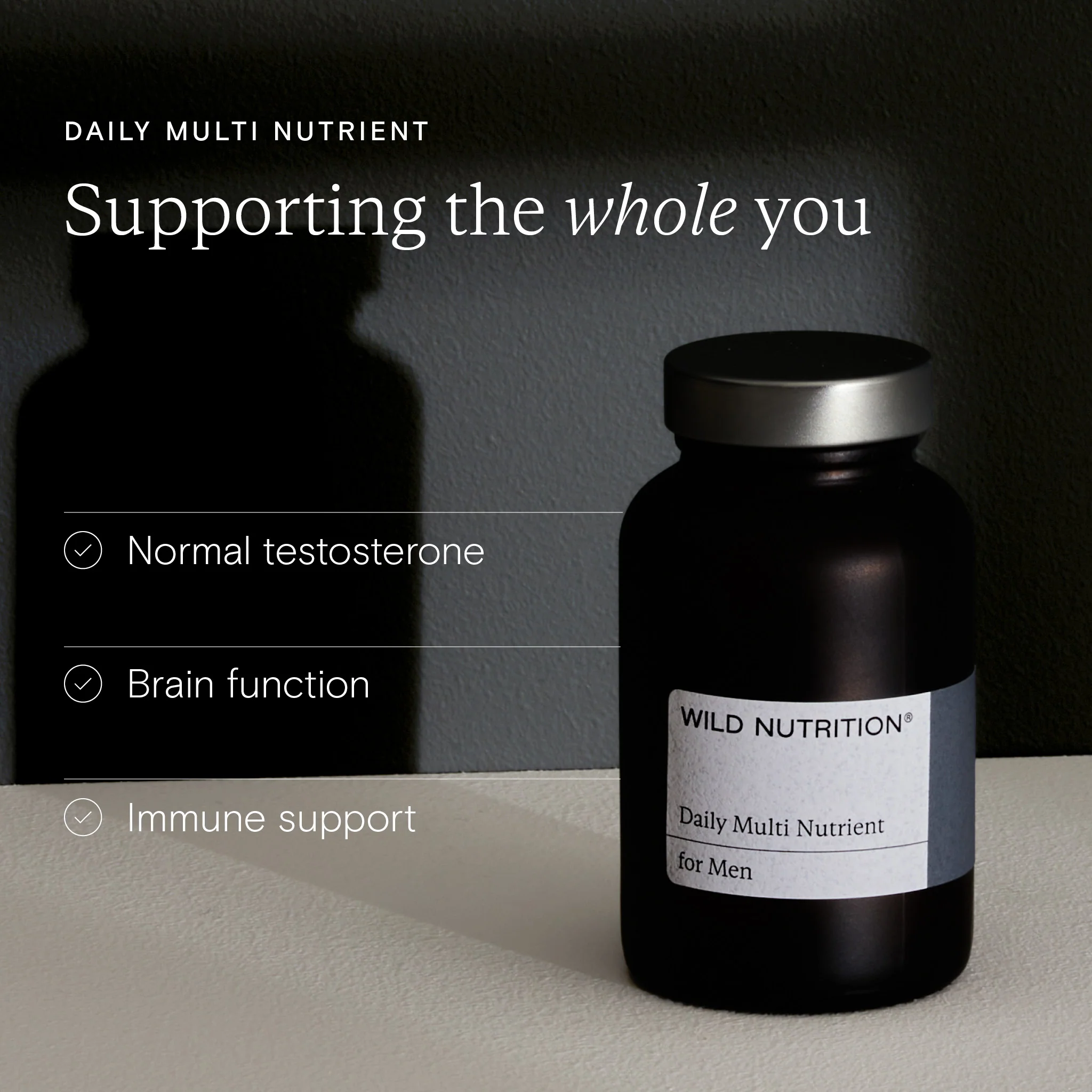 Food-Grown® Daily Multi Nutrient For Men 60 Capsules - Image 6