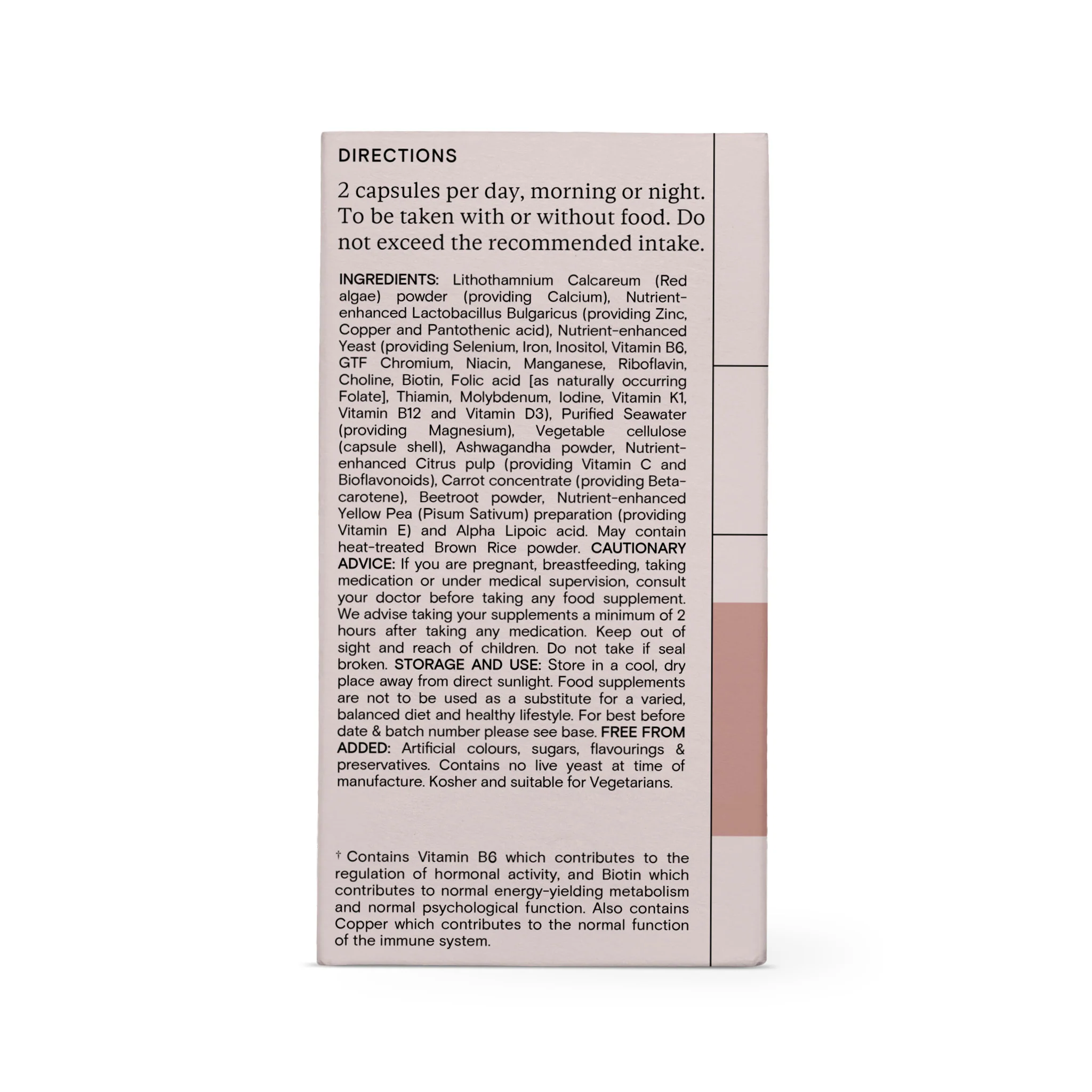 Food-Grown® Women's Daily Multi Nutrient 60 Capsules - Image 3