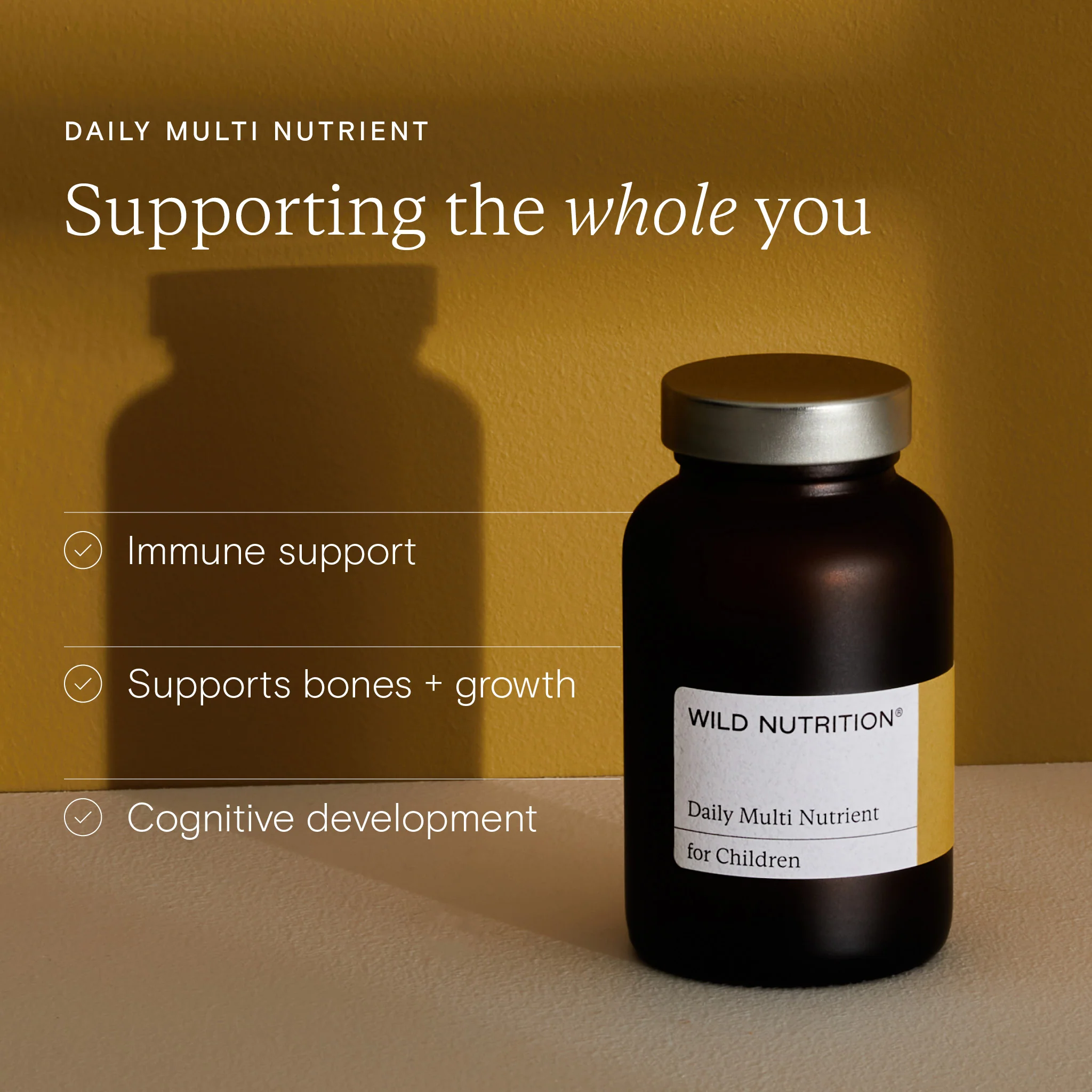 Food-Grown® Child's Daily Multi Nutrient 60 Capsules - Image 5