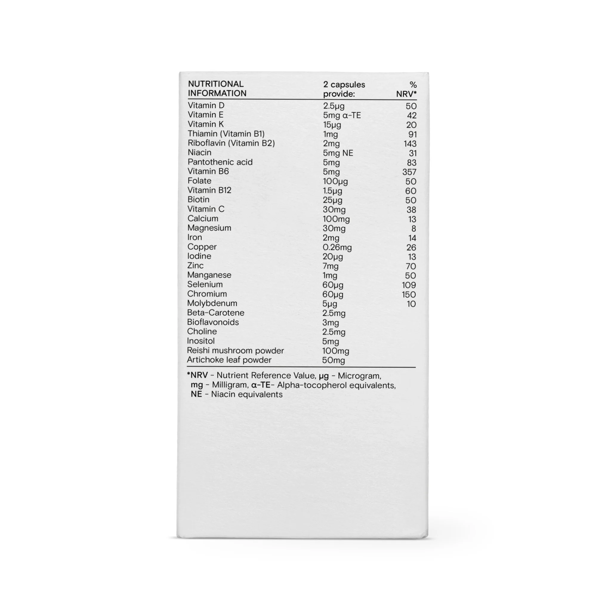 Food-Grown® Daily Multi Nutrient for Teen Boys 60 Capsules - Image 4