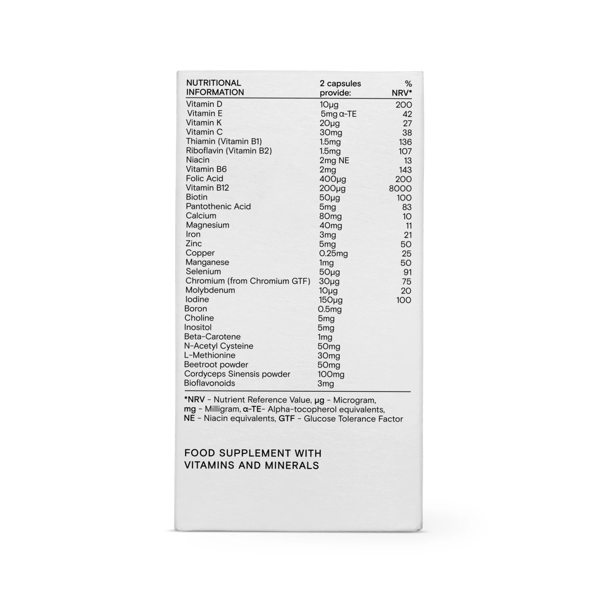 Food-Grown Fertility Support for Women 60 Capsules - Image 2