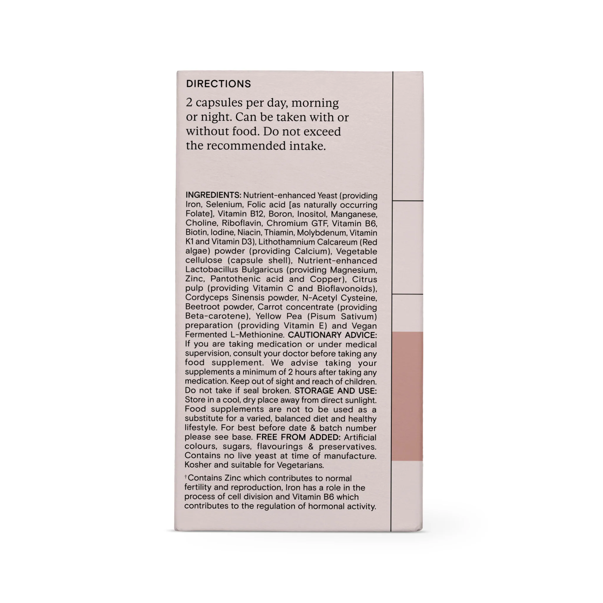 Food-Grown Fertility Support for Women 60 Capsules - Image 3